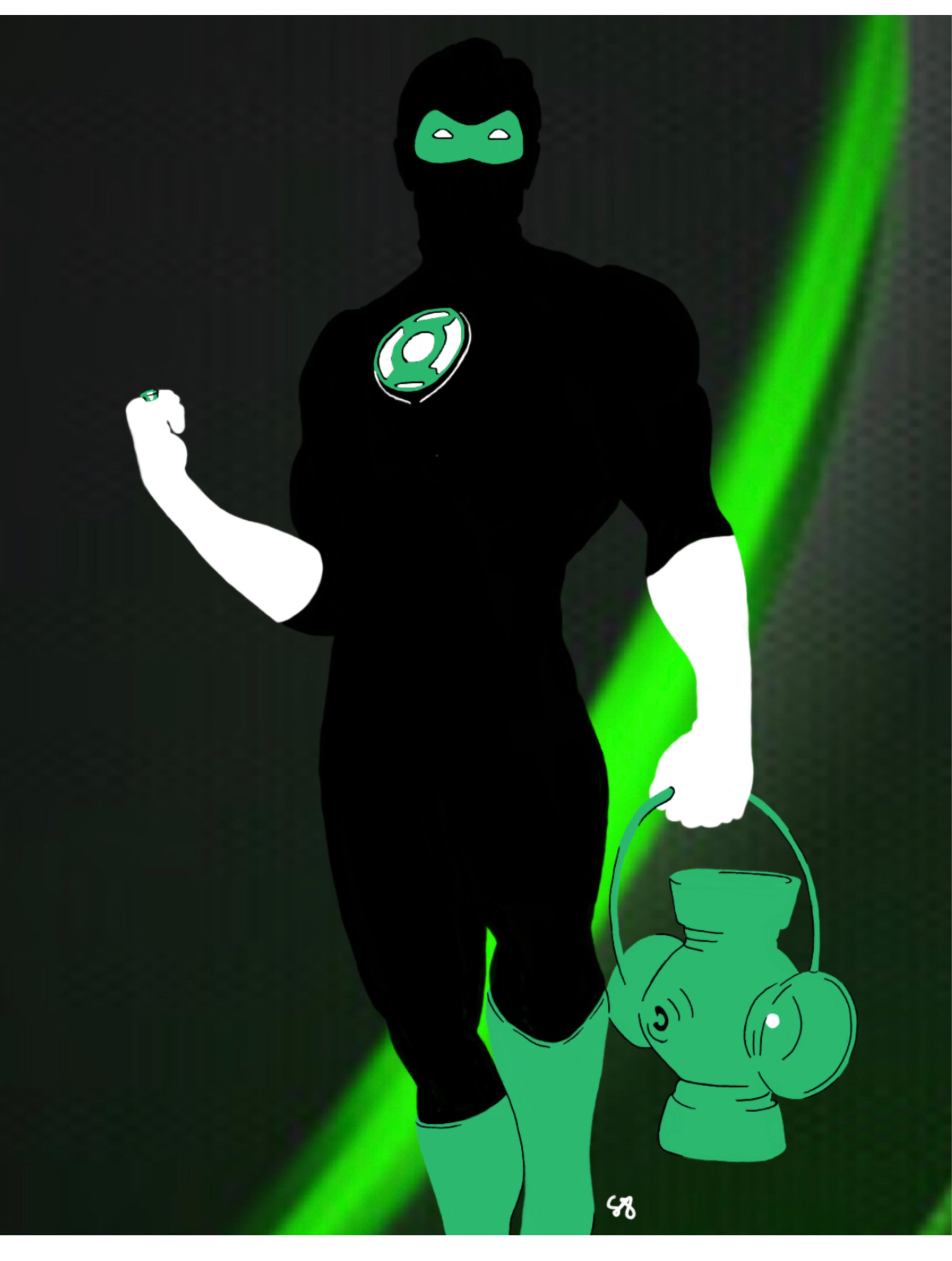 Green Lantern Silhouette